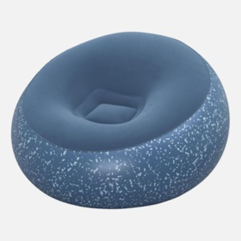 Casa si Gradina - Mobilier - Scaune si fotolii - Fotolii - Fotoliu gonflabil catifelat, Albastru, 112x112x66 cm - Infinity.ro