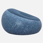 Casa si Gradina - Mobilier - Scaune si fotolii - Fotolii - Fotoliu gonflabil catifelat, Albastru, 112x112x66 cm - Infinity.ro