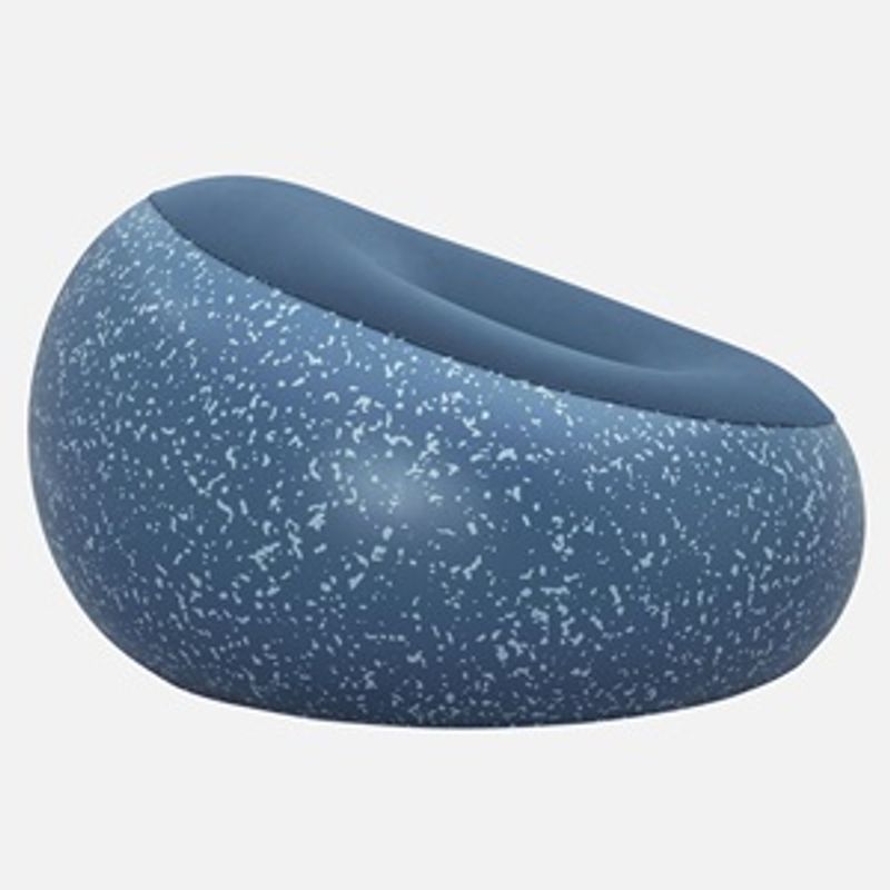 Casa si Gradina - Mobilier - Scaune si fotolii - Fotolii - Fotoliu gonflabil catifelat, Albastru, 112x112x66 cm - Infinity.ro