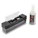 TV, Audio-Video si Foto - Audio Hi-Fi - Accesorii Audio Hi-Fi - Set curatare discuri vinil Electromures EM A005, 4 piese, perie material coreean de catifea, perii fine, solutie 30 ml - Infinity.ro