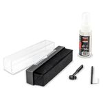 TV, Audio-Video si Foto - Audio Hi-Fi - Accesorii Audio Hi-Fi - Set curatare discuri vinil Electromures EM A005, 4 piese, perie material coreean de catifea, perii fine, solutie 30 ml - Infinity.ro