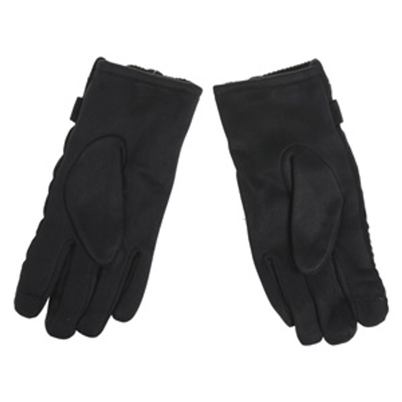 Fashion, accesorii si bijuterii - Barbati - Accesorii barbati - Manusi barbati - Manusi de iarna pentru barbati, negre, captusite cu blana artificiala, compatibile cu ecrane tactile - Infinity.ro