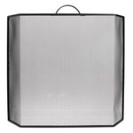 Casa si Gradina - Termice - Sobe, Seminee si accesorii - Accesorii seminee si sobe - Paravan pentru semineu, Metalic, Negru, 62.5x15x56cm - Infinity.ro