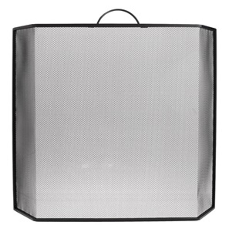 Casa si Gradina - Termice - Sobe, Seminee si accesorii - Accesorii seminee si sobe - Paravan pentru semineu, Metalic, Negru, 62.5x15x56cm - Infinity.ro
