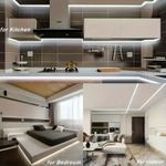 Casa si Gradina - Corpuri si surse de iluminat - Benzi LED - Banda LED KWMLIGHT 3M cu Senzor de Miscare prin Gesturi, Lumina Alba Calda 3000K, pentru Bucatarie, Dulap si Dressing - Infinity.ro
