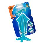 Jucarii, Copii si Bebe - Jucarii si jocuri - Jucarii bebelusi - Jucarii de baie - Jucarie Calamar pentru Apa cu Elice Rotativa, Albastra, 8.5x16 cm - Infinity.ro
