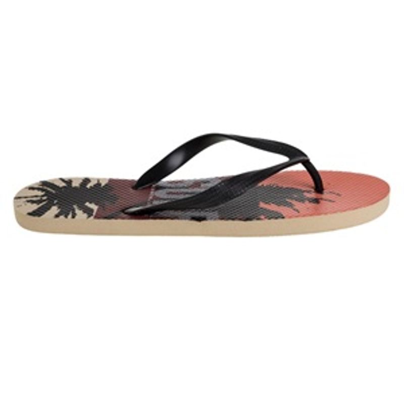 Fashion, accesorii si bijuterii - Barbati - Incaltaminte barbati - Slapi si papuci barbati - Slapi cu Model Palmieri, Portocalii, pentru Barbati - Infinity.ro