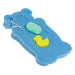 Jucarii, Copii si Bebe - Igiena si ingrijire - Baia bebelusului - Cadite bebe si accesorii baie - Suport de baie pentru bebelusi cu bureti, Albastru, 51x4x32cm - Infinity.ro