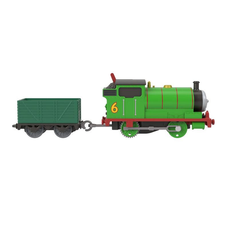 Jucarii, Copii si Bebe - Jucarii si jocuri - Vehicule si jucarii cu telecomanda - Trenulete de jucarie - Thomas locomotiva motorizata Percy cu vagon - Infinity.ro