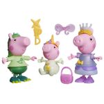 Jucarii, Copii si Bebe - Jucarii si jocuri - Figurine - Peppa Pig set 3 purcelusi care se imbraca cu figurine si accesorii - Infinity.ro