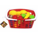 Jucarii, Copii si Bebe - Jucarii si jocuri - Jucarii de rol - Set joaca supermarket - Set cos cu maner fructe si bile - Infinity.ro
