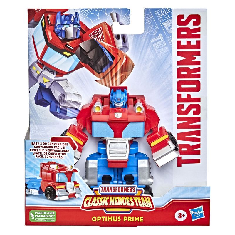 Jucarii, Copii si Bebe - Jucarii si jocuri - Figurine - Transformers Classic Heroes Team robot Optimus Prime convertibil - Infinity.ro