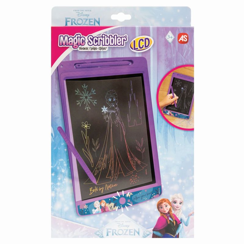Jucarii, Copii si Bebe - Jucarii si jocuri - Jucarii & jocuri educative - Jucarii interactive - Disney Frozen tabla de desen LCD scrie sterge - Infinity.ro