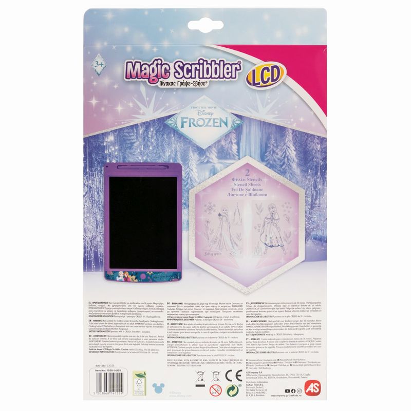 Jucarii, Copii si Bebe - Jucarii si jocuri - Jucarii & jocuri educative - Jucarii interactive - Disney Frozen tabla de desen LCD scrie sterge - Infinity.ro