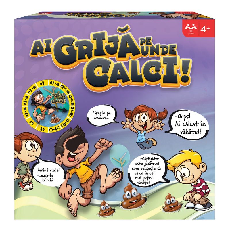Jucarii, Copii si Bebe - Jucarii si jocuri - Jocuri si puzzle - Jocuri de societate - Joc de societate Ai Grija pe Unde Calci - Infinity.ro