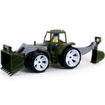 Jucarii, Copii si Bebe - Jucarii si jocuri - Vehicule si jucarii cu telecomanda - Masinute - Tractor Bams 2 cu 2 cupe militar - Infinity.ro