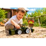 Jucarii, Copii si Bebe - Jucarii si jocuri - Vehicule si jucarii cu telecomanda - Masinute - Tractor Bams 2 cu 2 cupe militar - Infinity.ro
