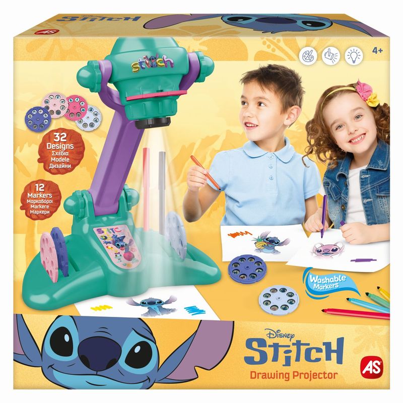 Jucarii, Copii si Bebe - Jucarii si jocuri - Jucarii & jocuri educative - Seturi pictura si desen - Proiector de pictura Stitch - Infinity.ro