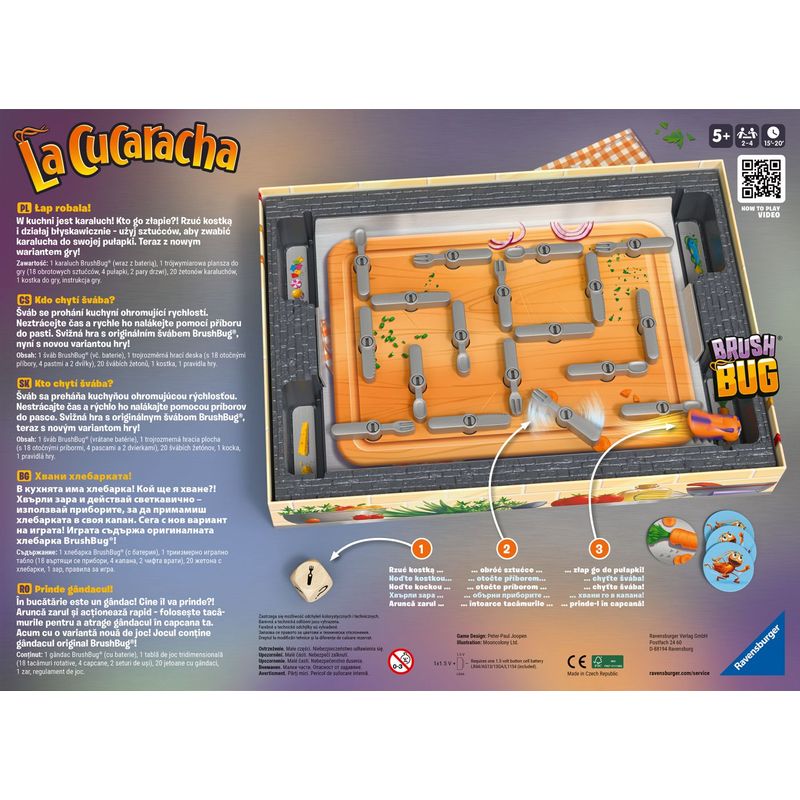 Jucarii, Copii si Bebe - Jucarii si jocuri - Jocuri si puzzle - Jocuri de societate - Ravensburger joc Prinde Gandacul - Infinity.ro