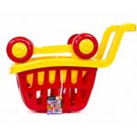 Jucarii, Copii si Bebe - Jucarii si jocuri - Jucarii de rol - Set joaca supermarket - Carucior cumparaturi rosu galben - Infinity.ro