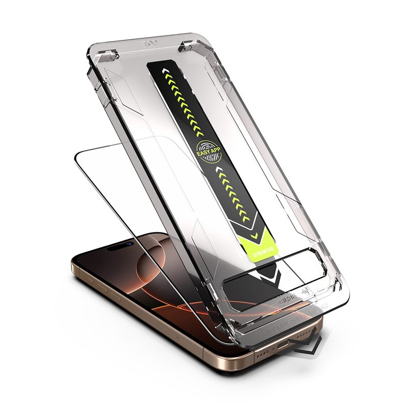 Laptop, Telefoane si Tablete - Telefoane mobile si accesorii - Accesorii Telefoane - Folii protectie telefoane - Folie pentru iPhone 12 Pro Max - Techsuit TitanGlass FullCover - Black - Infinity.ro