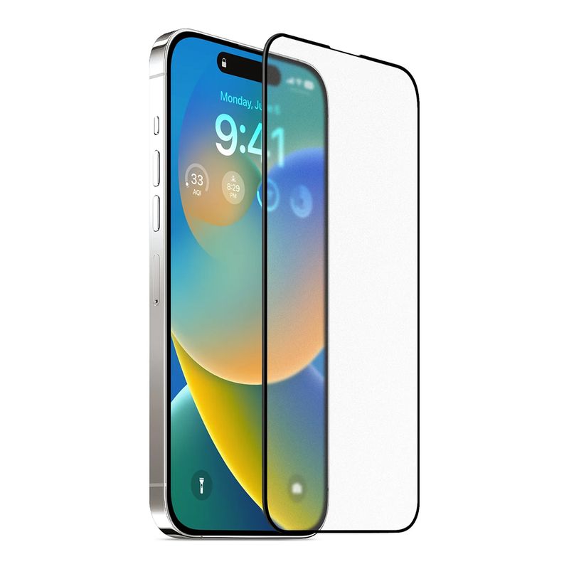 Laptop, Telefoane si Tablete - Telefoane mobile si accesorii - Accesorii Telefoane - Folii protectie telefoane - Folie pentru iPhone 17 Pro - ANANK 2.5D 5X Reinforced Anti-fingerprint Screen Protector - Black - Infinity.ro