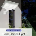 Casa si Gradina - Corpuri si surse de iluminat - Iluminat exterior - Lampi solare - Lampa solara cu suport, 3 cadrane 108 LED, Putere 100W, Senzor de miscare, lumina si telecomanda - Infinity.ro