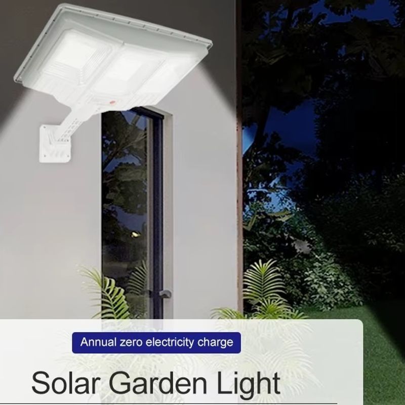 Casa si Gradina - Corpuri si surse de iluminat - Iluminat exterior - Lampi solare - Lampa solara cu suport, 3 cadrane 108 LED, Putere 100W, Senzor de miscare, lumina si telecomanda - Infinity.ro
