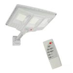 Casa si Gradina - Corpuri si surse de iluminat - Iluminat exterior - Lampi solare - Lampa solara cu suport, 3 cadrane 108 LED, Putere 100W, Senzor de miscare, lumina si telecomanda - Infinity.ro