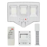 Casa si Gradina - Corpuri si surse de iluminat - Iluminat exterior - Lampi solare - Lampa solara cu suport, 3 cadrane 108 LED, Putere 100W, Senzor de miscare, lumina si telecomanda - Infinity.ro