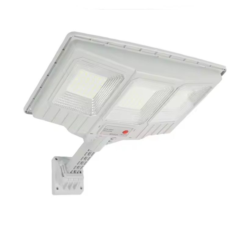 Casa si Gradina - Corpuri si surse de iluminat - Iluminat exterior - Lampi solare - Lampa solara cu suport, 3 cadrane 108 LED, Putere 100W, Senzor de miscare, lumina si telecomanda - Infinity.ro