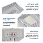 Casa si Gradina - Corpuri si surse de iluminat - Iluminat exterior - Lampi solare - Lampa solara cu suport, 12 cadrane 108 LED, Putere 200W, Senzor de miscare, lumina si telecomanda - Infinity.ro