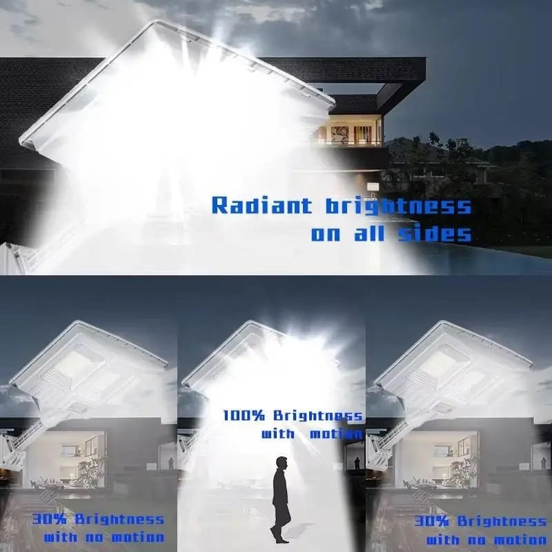 Casa si Gradina - Corpuri si surse de iluminat - Iluminat exterior - Lampi solare - Lampa solara cu suport, 12 cadrane 108 LED, Putere 200W, Senzor de miscare, lumina si telecomanda - Infinity.ro