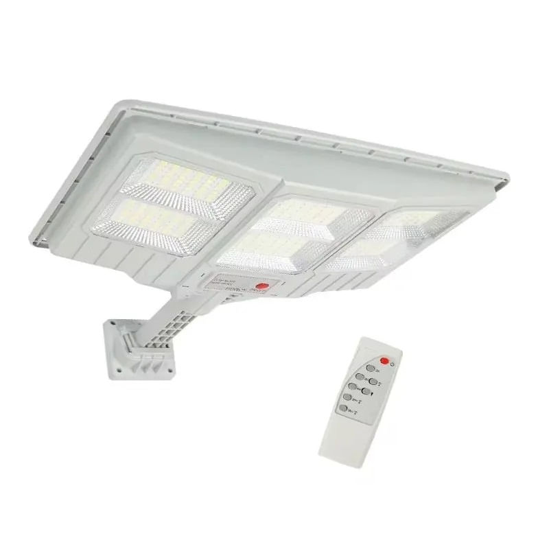 Casa si Gradina - Corpuri si surse de iluminat - Iluminat exterior - Lampi solare - Lampa solara cu suport, 6 cadrane 108 LED, Putere 150W, Senzor de miscare, lumina si telecomanda - Infinity.ro