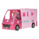 Jucarii, Copii si Bebe - Jucarii si jocuri - Papusi si accesorii - Casute de papusi si mobilier - Rulota si bicicleta de jucarie cu papusi incluse, Varsta 3+ ani, Dimensiune 65x25x29cm, Roz - Infinity.ro