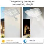 Casa si Gradina - Corpuri si surse de iluminat - Iluminat exterior - Lampi solare - Lampa solara cu suport, 12 cadrane 108 LED, Putere 200W, Senzor de miscare, lumina si telecomanda - Infinity.ro