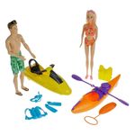 Jucarii, Copii si Bebe - Jucarii si jocuri - Papusi si accesorii - Papusi - Set papusi manechin cu Jetski, canoe si accesorii incluse - Infinity.ro