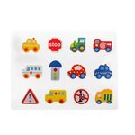 Jucarii, Copii si Bebe - Jucarii si jocuri - Jucarii & jocuri educative - Jocuri si jucarii educative - Jucarie din Lemn, Autostrada 3D cu 12 Figurine - Infinity.ro
