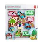 Jucarii, Copii si Bebe - Jucarii si jocuri - Jucarii & jocuri educative - Jocuri si jucarii educative - Jucarie Sortator din Lemn, Ferma cu Figurine 3D si Accesorii - Infinity.ro