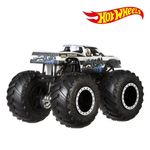 Jucarii, Copii si Bebe - Jucarii si jocuri - Jucarii de exterior - Masinute si vehicule pentru copii - Set 2 vehicule Monster Truck Hot Wheels, dimensiuni 25.5x6.5x16.5cm, multicolor - Infinity.ro