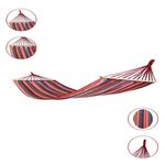 Casa si Gradina - Gradina si terasa - Balansoare si hamace - Hamace si suporturi - Hamac pentru Gradina sau Balcon, Maxim 130Kg, 200x150cm, Multicolor - Infinity.ro