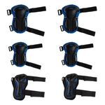 Jucarii, Copii si Bebe - Jucarii si jocuri - Jucarii de exterior - Echipamente de protectie copii - Set echipament de protectie cu genunchiere, cotiere si aparatori incheieturi, 6 piese reglabile - Infinity.ro