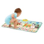 Jucarii, Copii si Bebe - Jucarii si jocuri - Jucarii de rol - Instrumente muzicale de jucarie - Pian de podea interactiv cu sunete de animale, Melodii si functie touch, Dimensiune 95x35cm - Infinity.ro