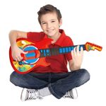 Jucarii, Copii si Bebe - Jucarii si jocuri - Jucarii de rol - Instrumente muzicale de jucarie - Chitara de jucarie cu baterii, 8 butoane muzicale, Sunete demo, Volum reglabil - Infinity.ro
