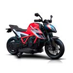 Jucarii, Copii si Bebe - Jucarii si jocuri - Jucarii de exterior - Masinute si vehicule pentru copii - Motocicleta electrica pentru copii 3 ani+, Motor 50W, Baterie 12V7AH, cu roti ajutatoare, lumini si muzica, Portocaliu - Infinity.ro