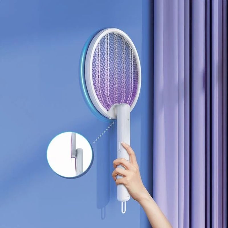 Market - Curatenie si intretinere casa - Produse menaj - Insecticide si capcane - Paleta electrica 2 in 1 anti-tantari si functie de lampa LED - Infinity.ro