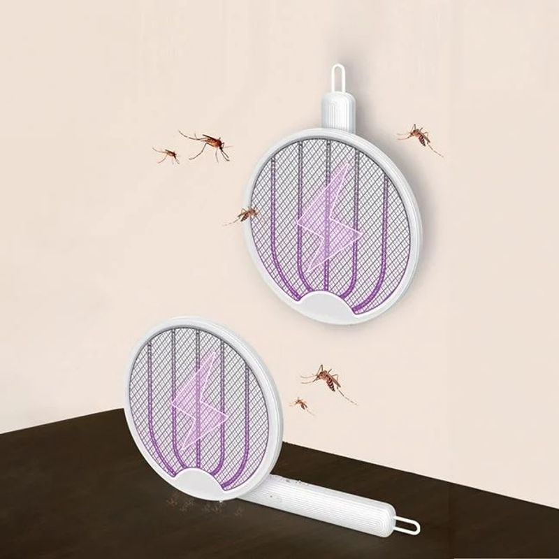 Market - Curatenie si intretinere casa - Produse menaj - Insecticide si capcane - Paleta electrica 2 in 1 anti-tantari si functie de lampa LED - Infinity.ro