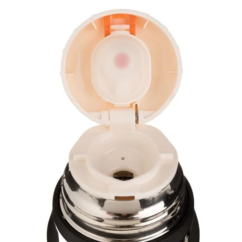Casa si Gradina - Bucatarie si vesela - Accesorii bar - Termosuri si Cani termos - Sticla izoterma din otel inoxidabil cu siret, Capacitate 700ml, Negru - Infinity.ro