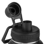 Casa si Gradina - Bucatarie si vesela - Accesorii bar - Termosuri si Cani termos - Sticla izoterma din otel inoxidabil cu maner, capacitate 1.19L, negru - Infinity.ro