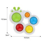 Jucarii, Copii si Bebe - Jucarii si jocuri - Jucarii bebelusi - Jucarii interactive bebelusi - Jucarie pentru dezvoltarea abilitatilor ale bebelusilor, in forma de omida - Infinity.ro